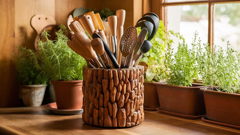 organize kitchen tools neatly