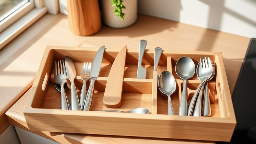 organize silverware in style