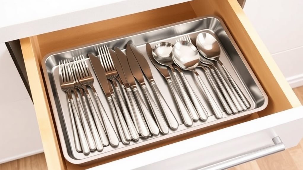 organize silverware with style