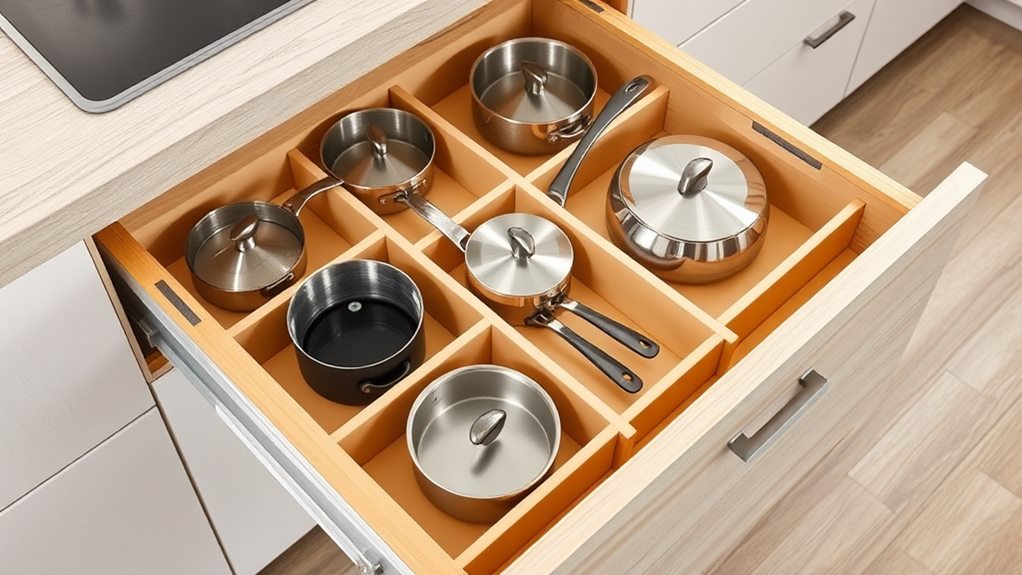 organize with adjustable compartments