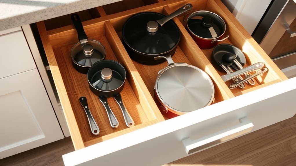 organize with personalized compartments