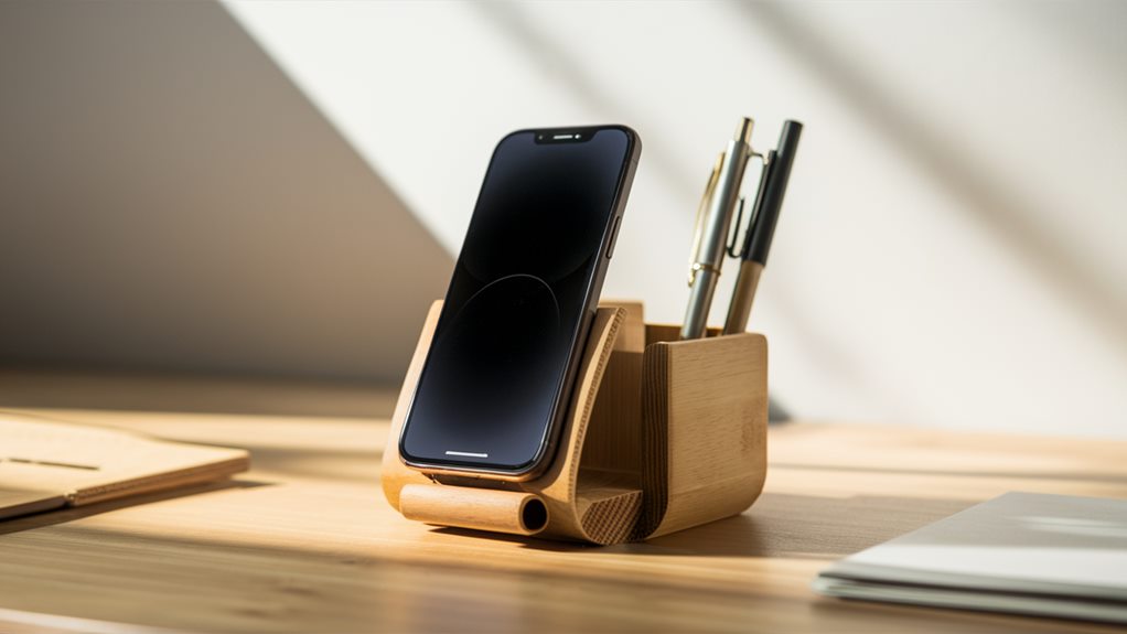 organizer phone stand combo