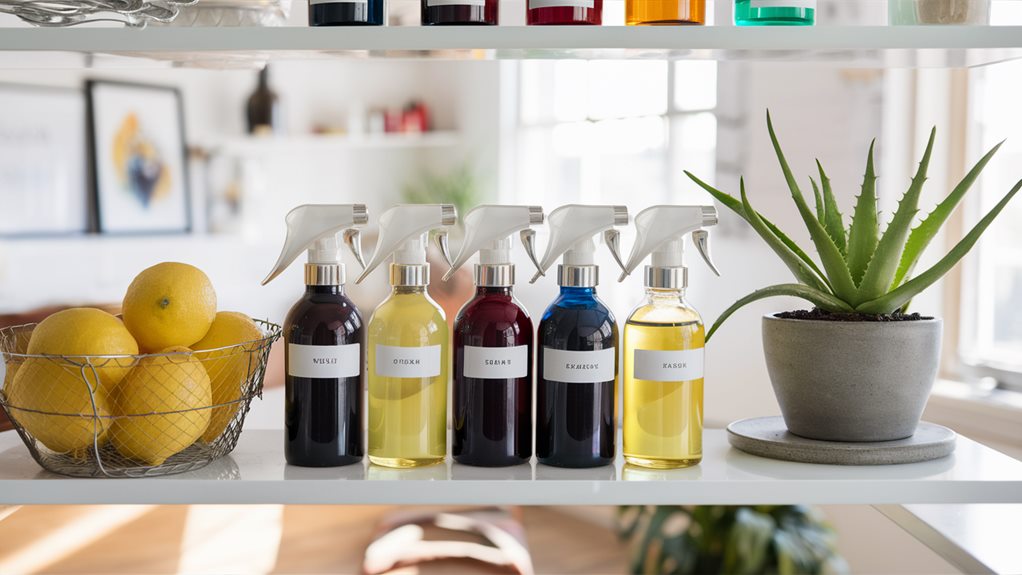 organizing cleaning supplies safely