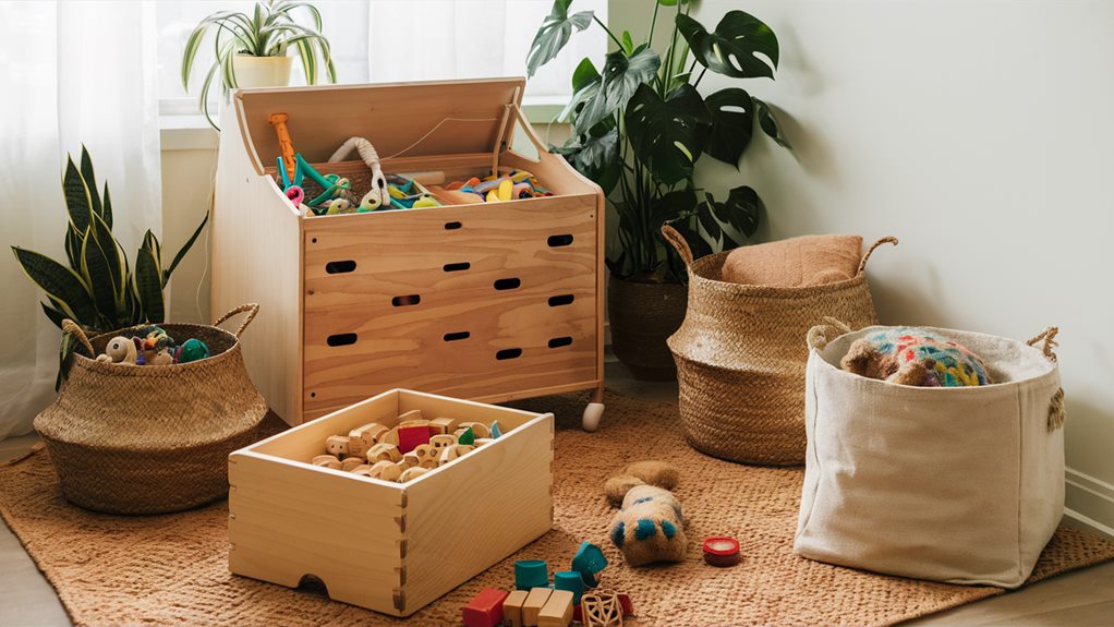 organizing toys sustainably and aesthetically