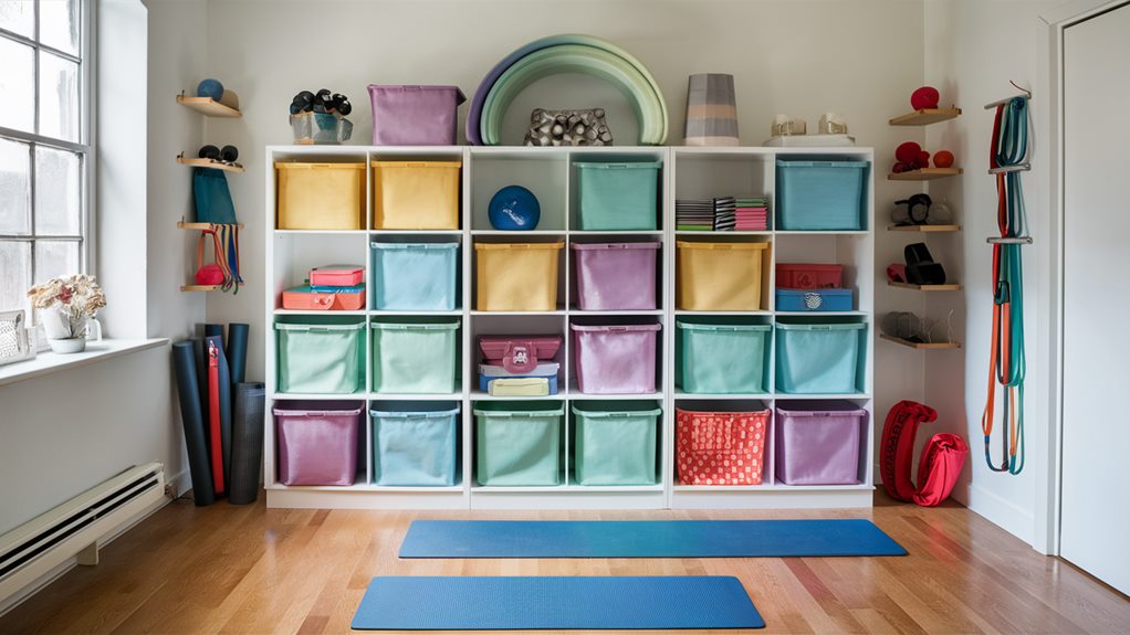 organizing with stylish bins