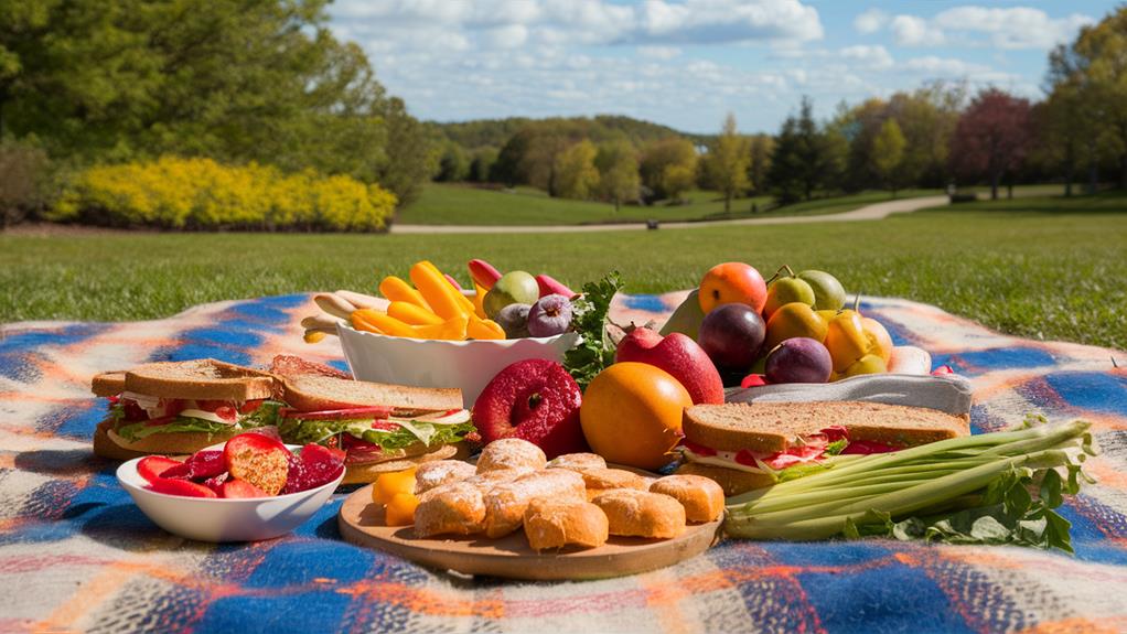 outdoor dining and snacks