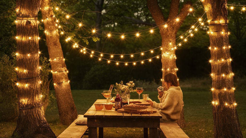 outdoor lighting for parties