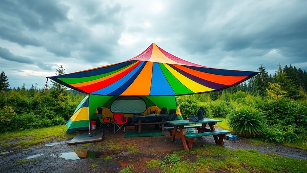 outdoor shelter for camping