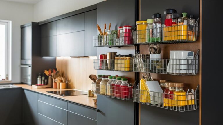 over the cabinet door baskets