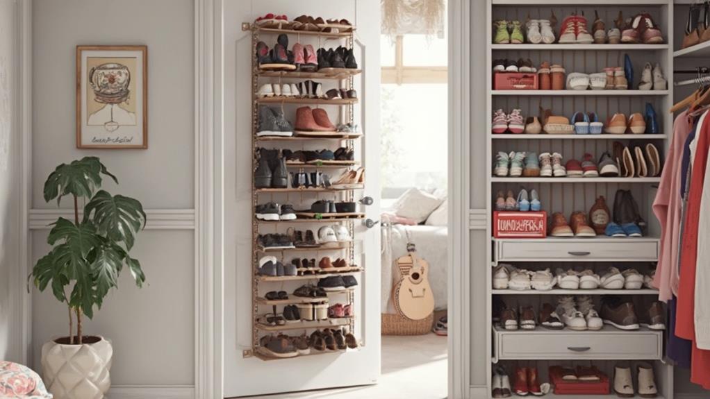 over the door shoe rack considerations