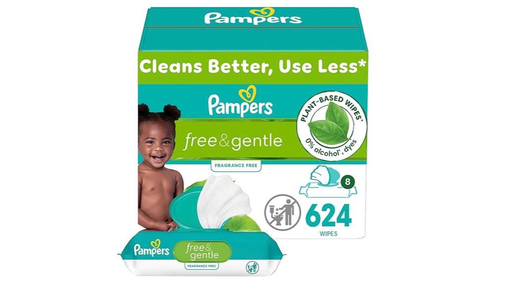 pampers gentle baby wipes