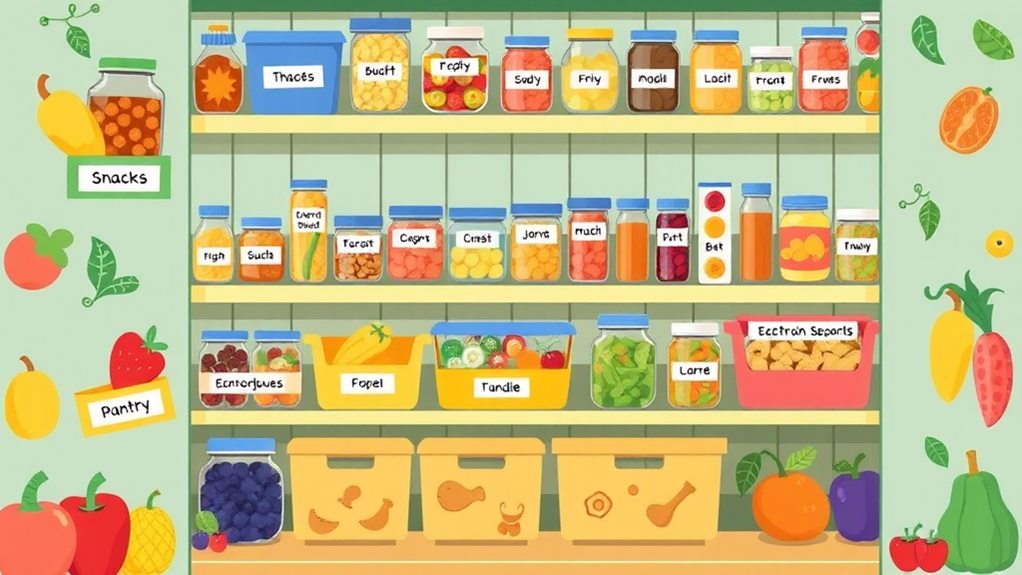 pantry organization for families