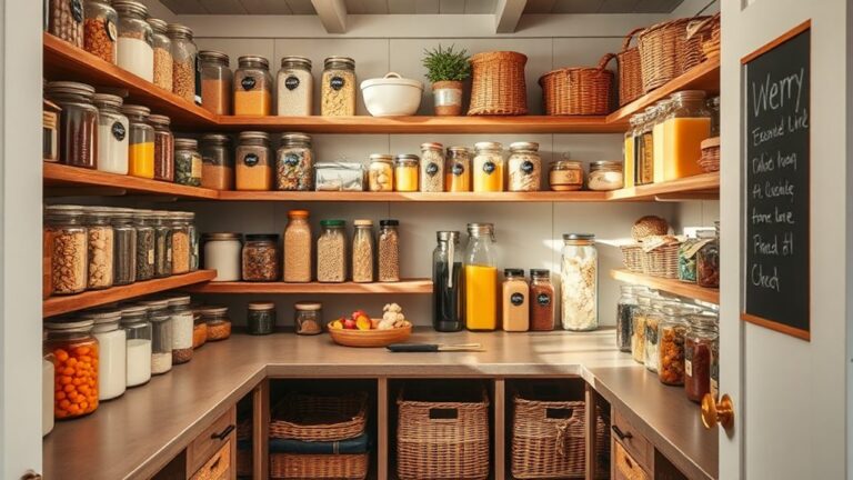 pantry organization on a budget