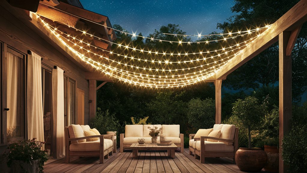 patio perfection with lights