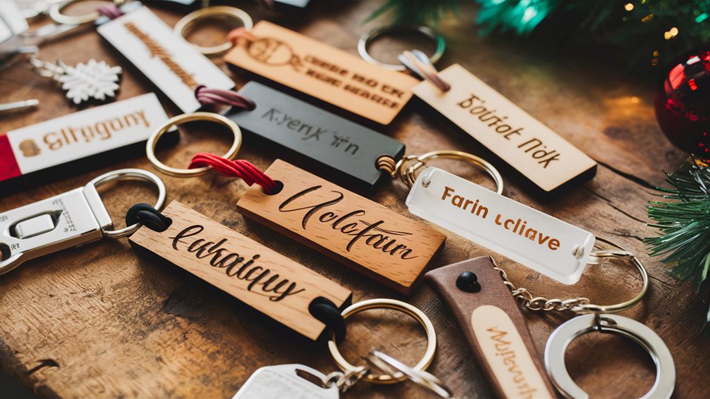 personalized metal keychains available