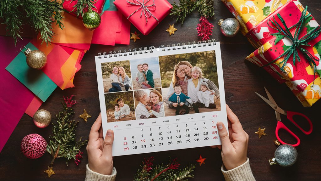 personalized photo calendar creation