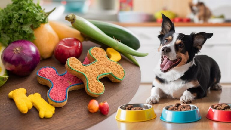 pet training with healthy treats