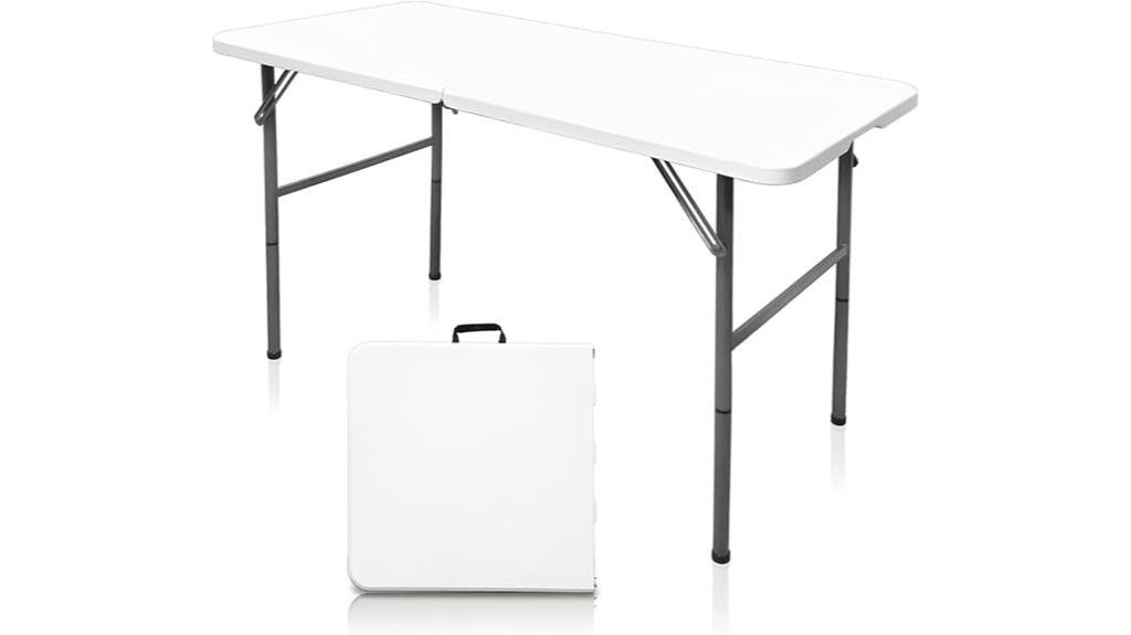 portable 4ft folding table