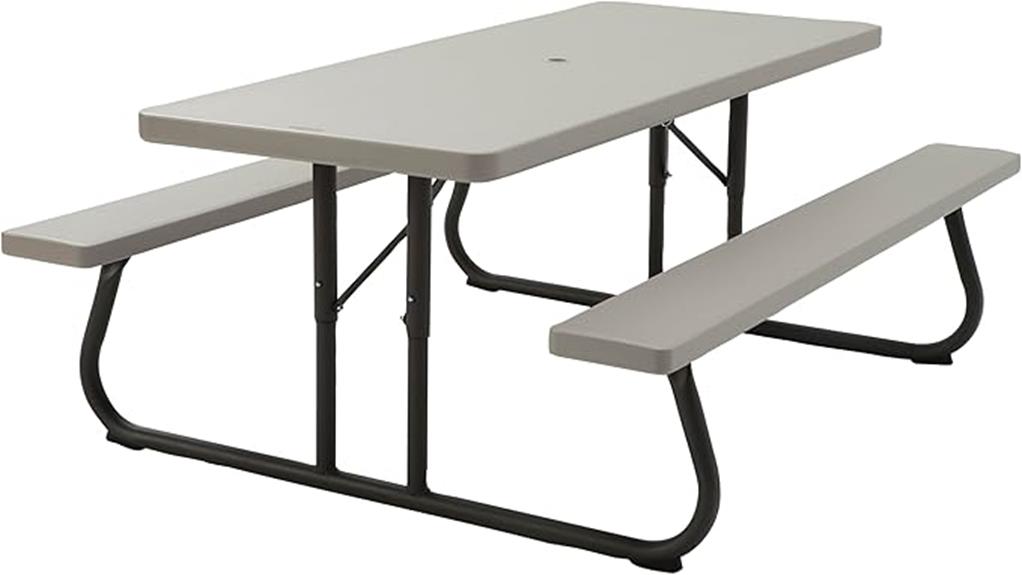 portable 6 foot picnic table