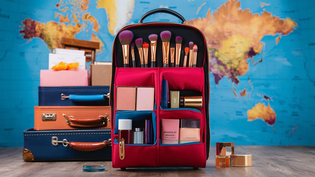 portable beauty essentials case