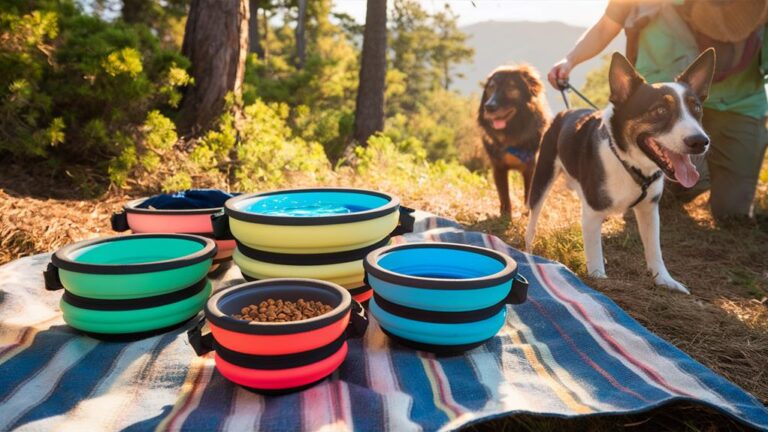 portable collapsible pet bowls