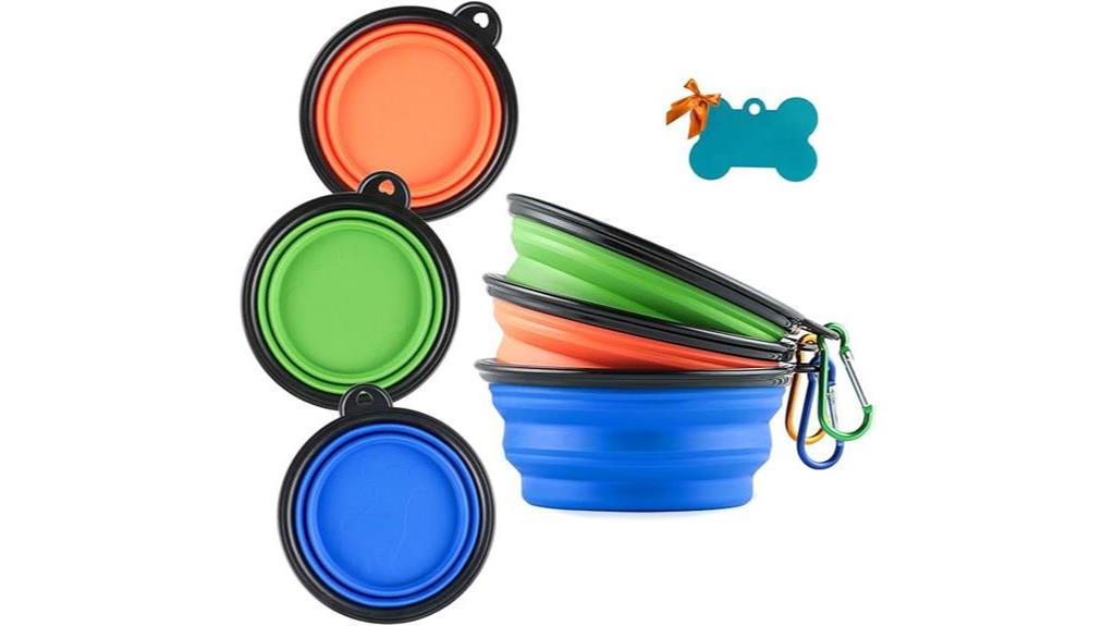 portable silicone dog bowl