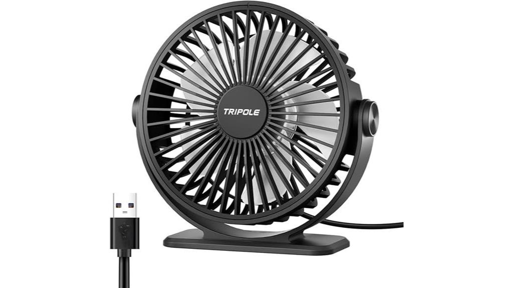 portable usb desk fan