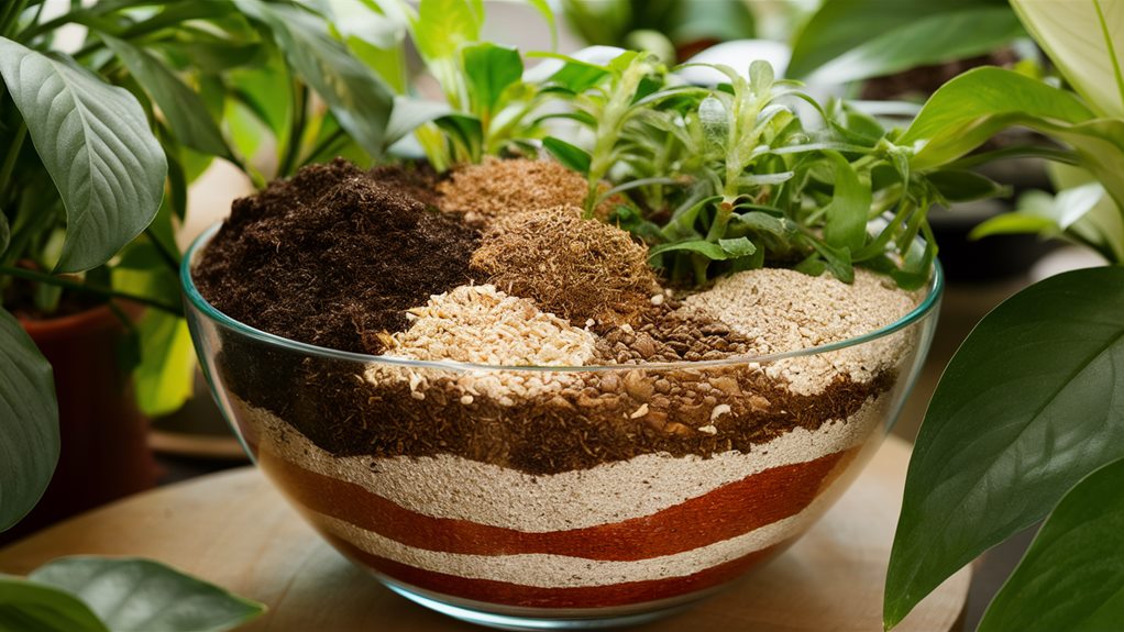 potting mix composition breakdown