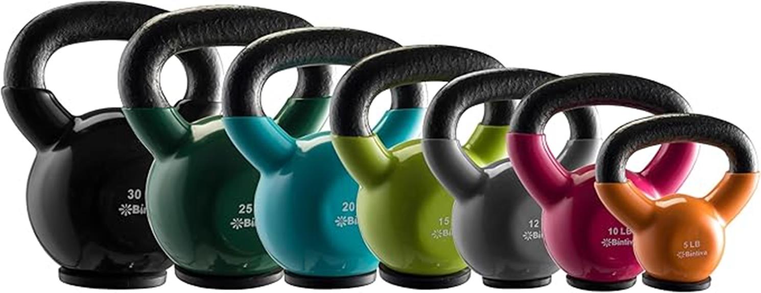 professional vinyl coated kettlebells