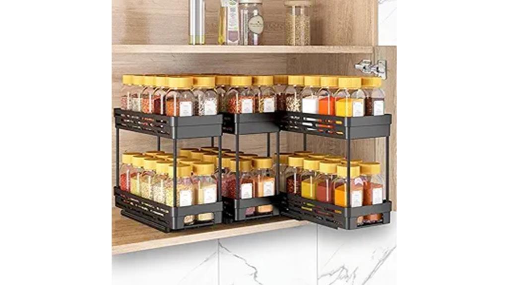 pull out spice rack