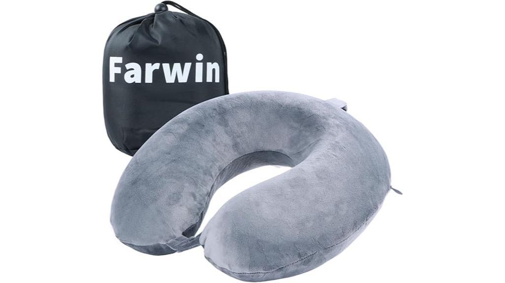 pure memory foam neck pillow