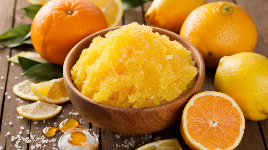 refreshing citrus honey exfoliant