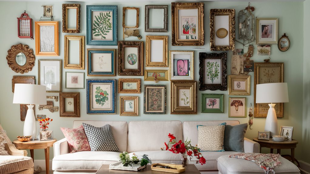 retro picture frame showcase