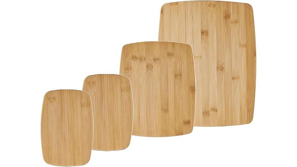 reversible bamboo cutting boards