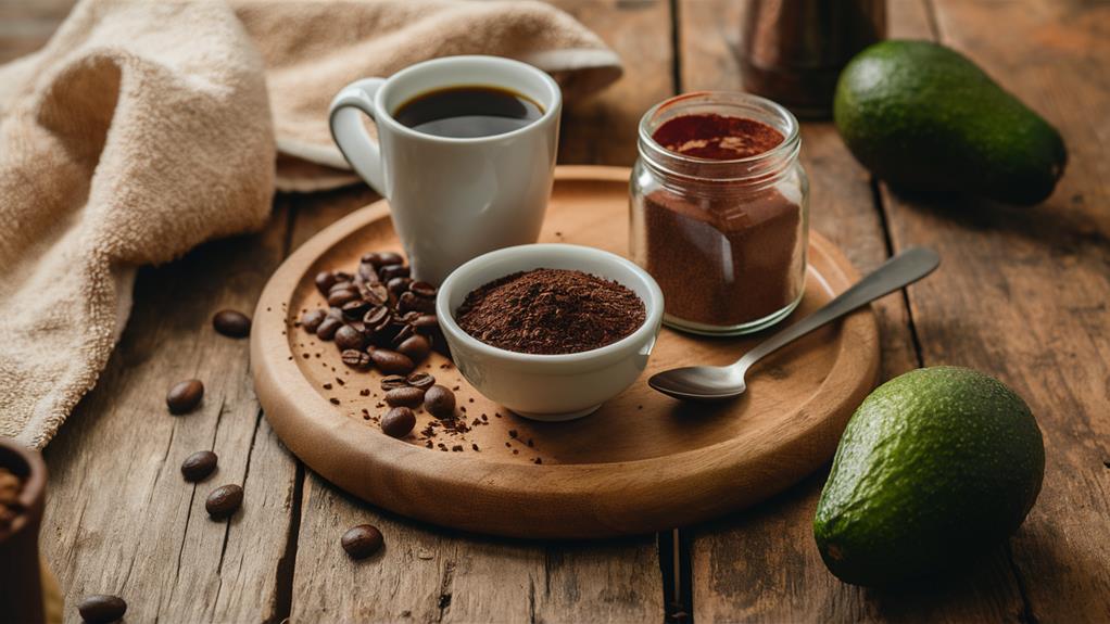 revitalizing coffee cocoa mask