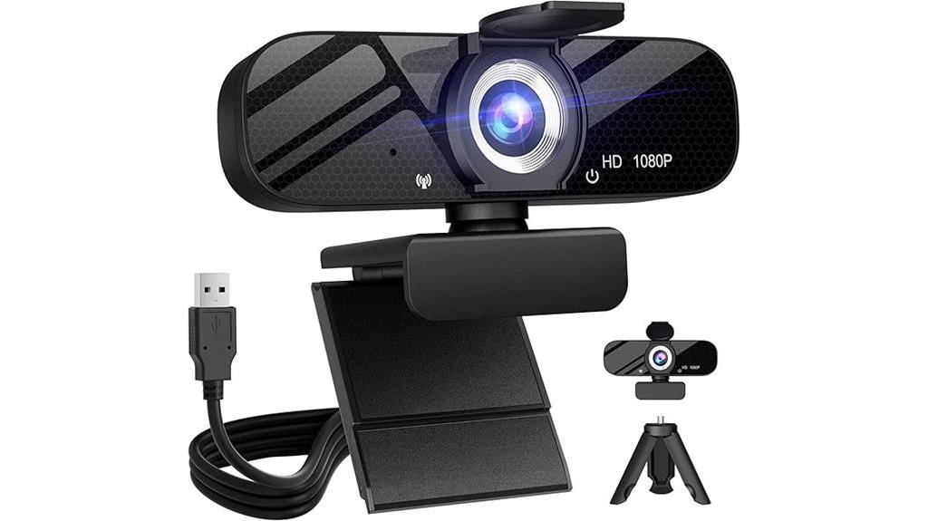 rotatable tripod hd webcam