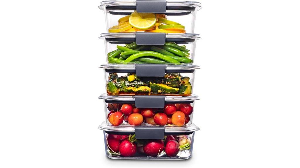 rubbermaid brilliance food storage