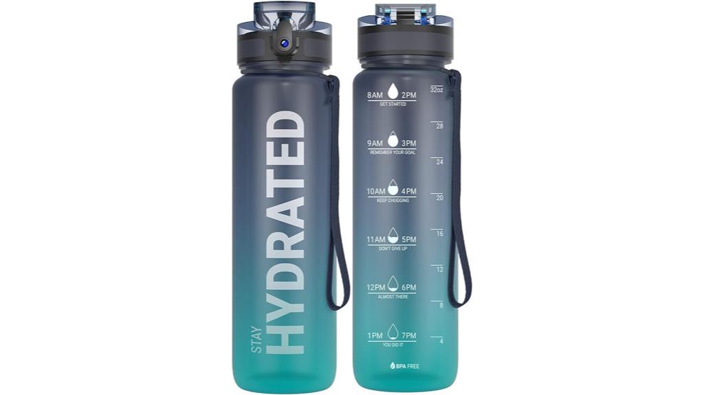 sahara sailor motivational water bottle