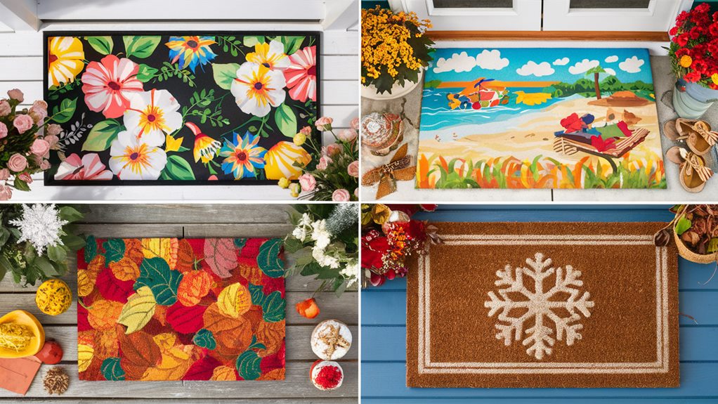 seasonal doormats for every season