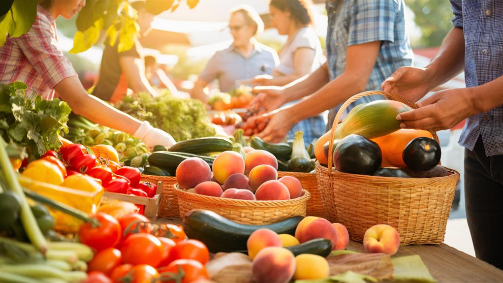 seasonal fruit and vegetables