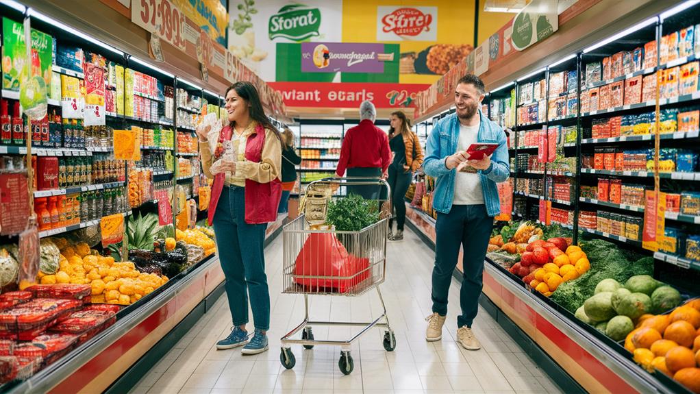 select retailer labels