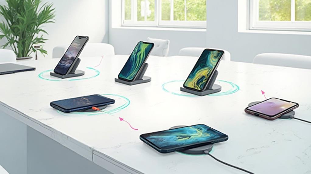 selecting a wireless charging station