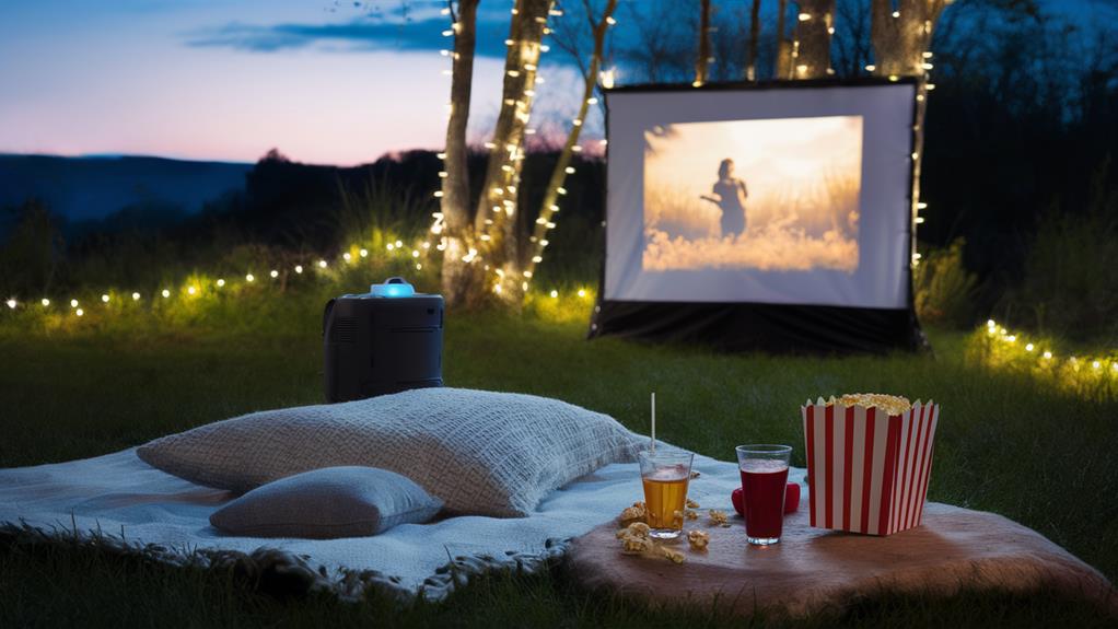 selecting portable outdoor projector