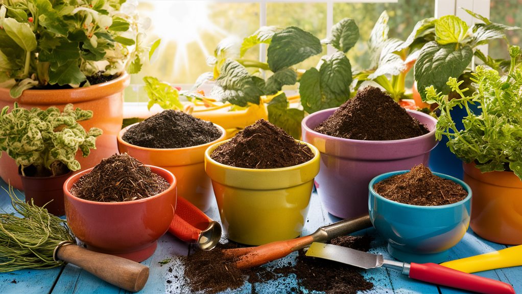 selecting soil for potted plants