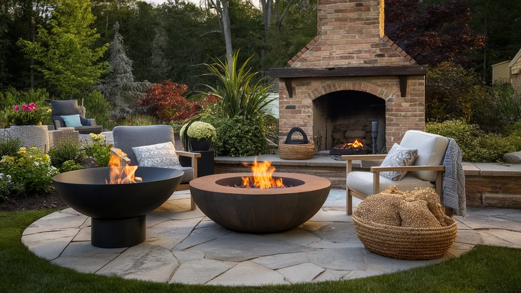 selecting the perfect outdoor fire feature