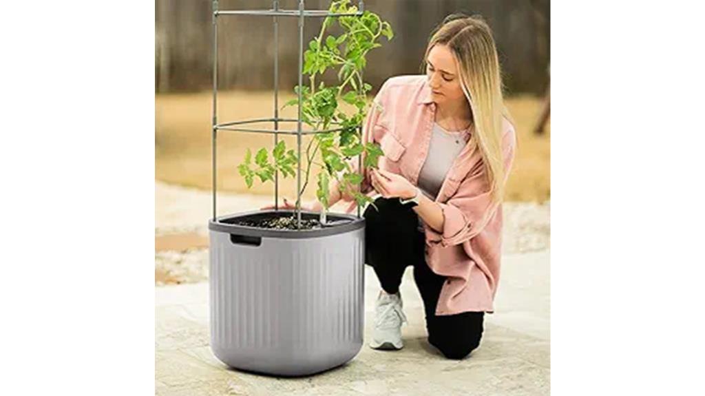 self watering planters for plants