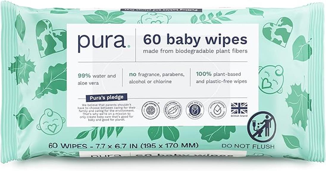 sensitive baby wipes pack