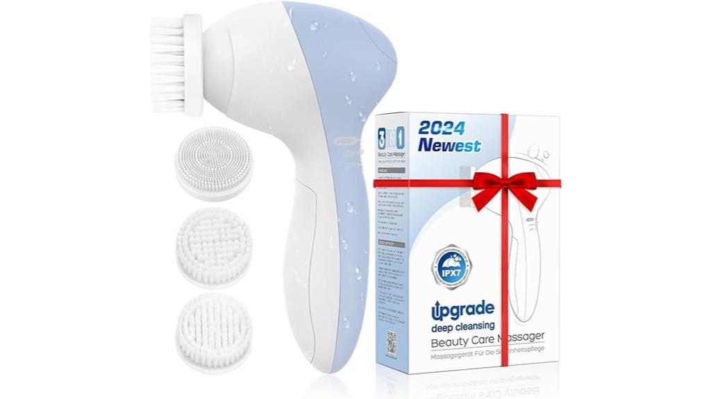 silicone facial cleansing brush