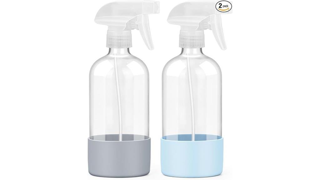 silicone sleeve spray bottles