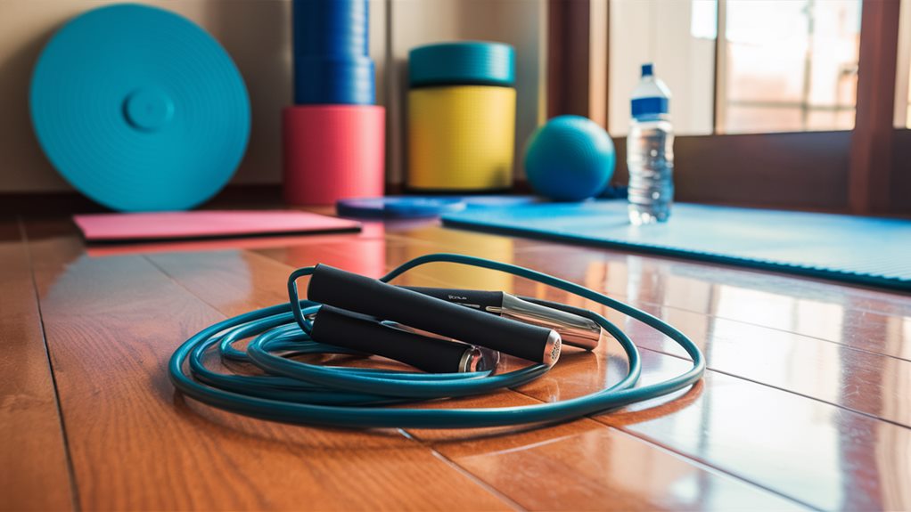 skipping rope for exercise